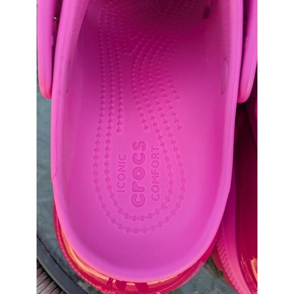 Crocs Mega Crush Platform Clogs Women’s 10 Mens 8 Barbie Pink Designer JIBBITZ - Picture 11 of 11